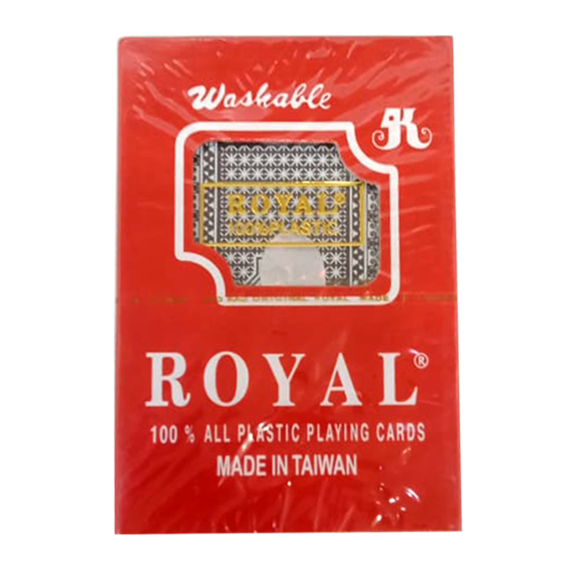 Royal All Plastic Playing Cards Made in Taiwan Per pcs