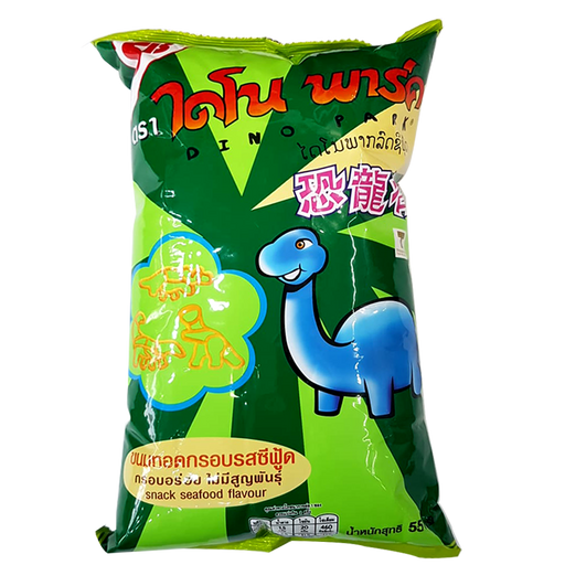 S.B Brand Dino Park Snack Seafood Flavour Bags 65g