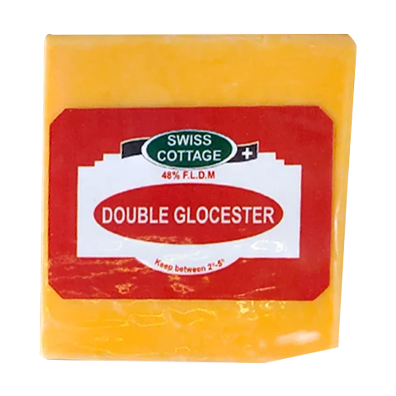 SWISS COTTAGE Double Glocester Cheese Portion 200g