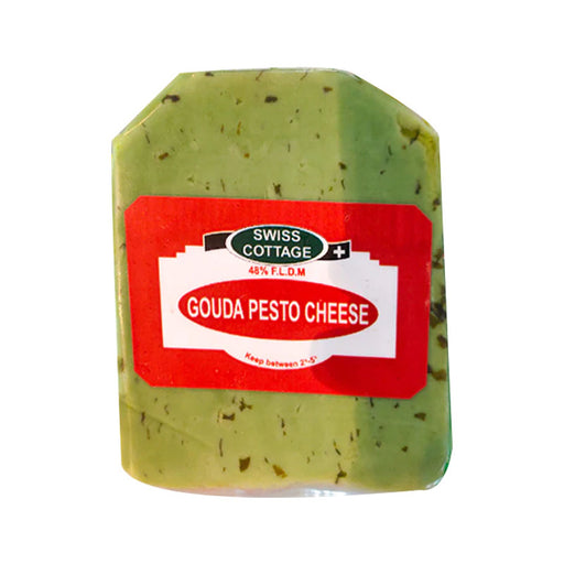 SWISS COTTAGE Gouda Pesto Cheese Portion 200g
