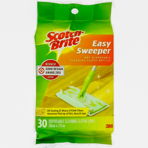 Scotch-Brite Dry disposable cleaning cloth refills 28cm x 21cm