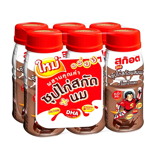 Scotch Kitz Essence of Chicken with Chocolate Flavored Milk Size 180ml Pack of 6bottle