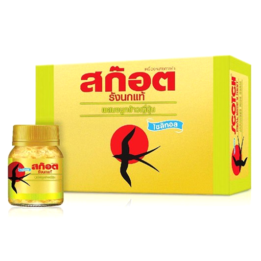 ສະກ໋ອ໊ສ ຮັງນົກປະສົມເຂົ້າຍີ່ປຸ່ນ 45ml ກ໋ອງ 6 ແກ້ວ