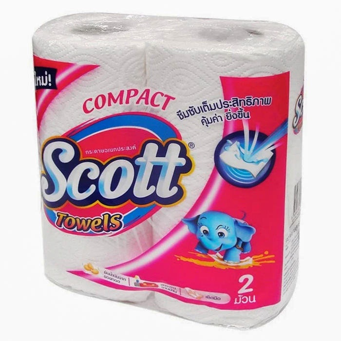 Scott Compact Tissues Towel Pack 2Rolls