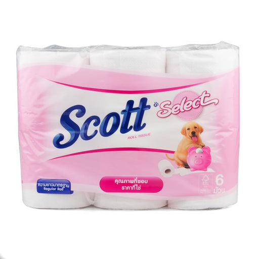 Scott Select Regular Roll Tissue Pack 6 Rolls