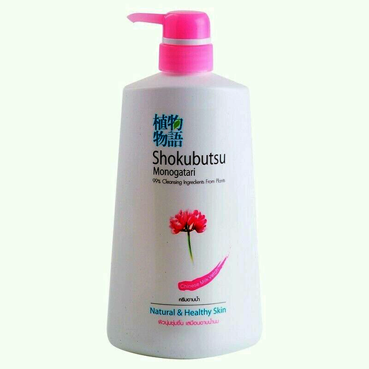 Shokubutsu Monogatari Chinese Milk Vetch Shower Cream Size 500ml