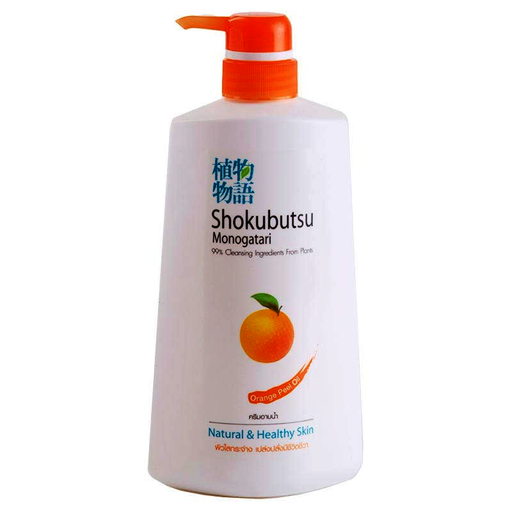 Shokubutsu Monogatari Orange Peel Oil Shower Cream ຂະໜາດ 500ml