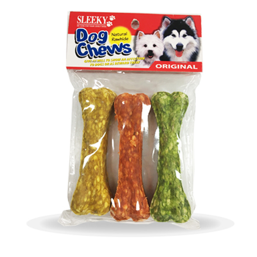 Sleeky Artificial Bones for Dogs Size 4.5 inches x 3 pcs