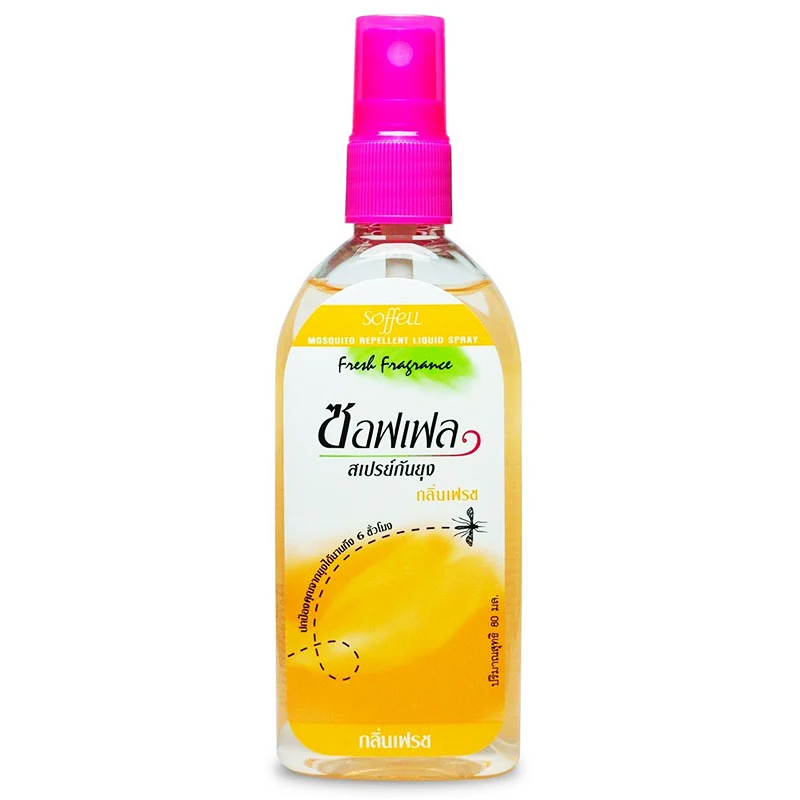 Soffell Mosquito Repellent Liquid Spray Fresh 80ml