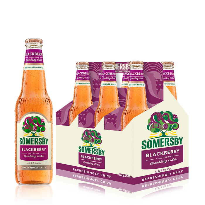 Somersby Blackbeery Cider 330ml bottle Pack 6 bottle