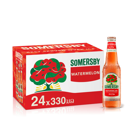 ຊຳເມີສບີ Somersby Apple Cider 330ml can per pack of 24 cans