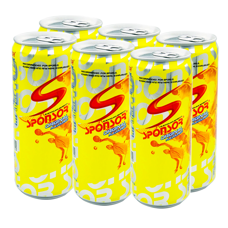 Sponsor Electrolyte Beverace Original Flavoured Size 325ml pack of 6bottles