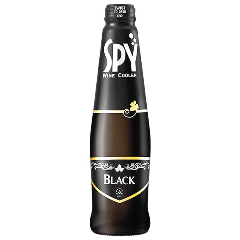 Spy Wine Cooler Black Size 275ml