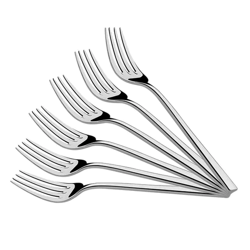 Stainless Steel 6 Piece Pastry Fork