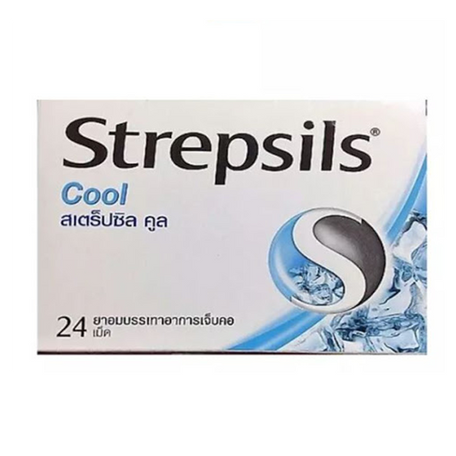Strepsils Cool ບັນເທົາອາການເຈັບຄໍ 24 ເມັດ