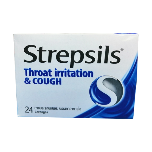 Strepsils Throat Irritation & Cough Relieve Sore Throat  24Tablets