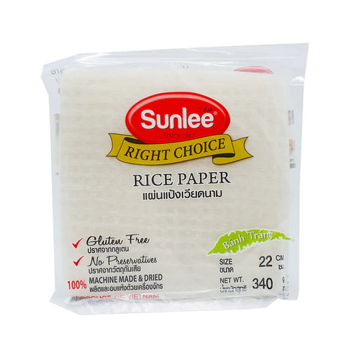 Sunlee Right Choice Gluten Free Rice Paper 340g