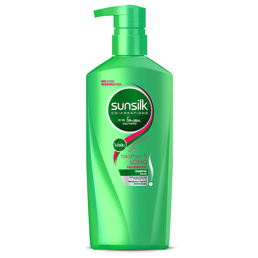 ແຊມພູ Sunsilk Co-Creation healtheir & Long Shampoo Size 450ml