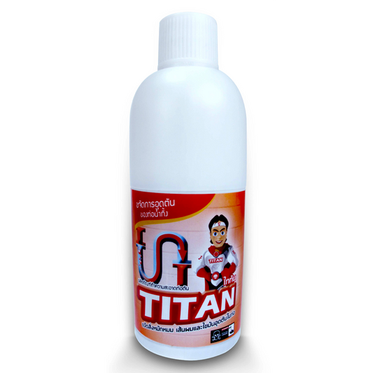 TITAN Product Water Pipe Cleaning Eliminating Clogged Pipes Size 500ml