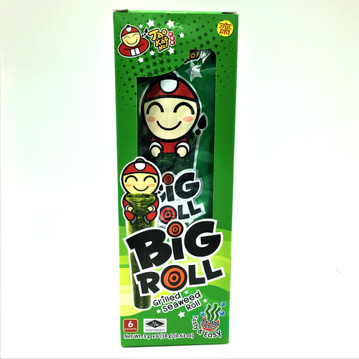 Tao Kae Noi Big Roll Grilled Seaweed Roll Classic Flavour 18g Pack 6pcs