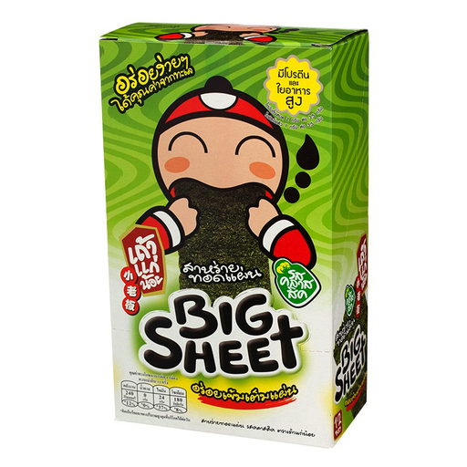 Tao kae noi Big Sheet Seaweed Classic Flavour 3.5 g Pack of 12pcs