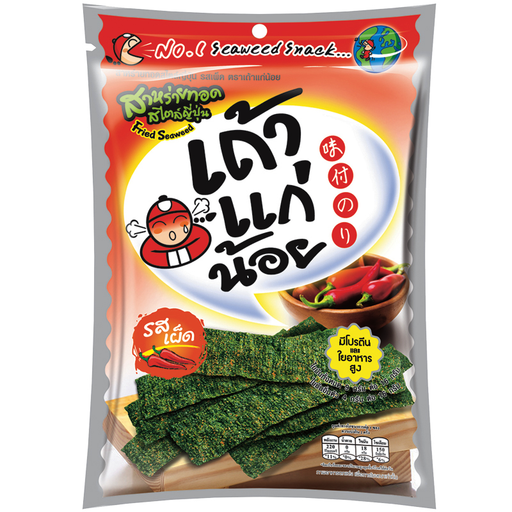 Tao kae noi Crispy Seaweed Hot and Spicy Flavor Size 32g