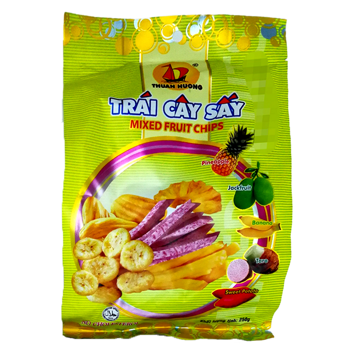Thuan Huong Trai Cay Say Mixed Fruit Chips Size 250g