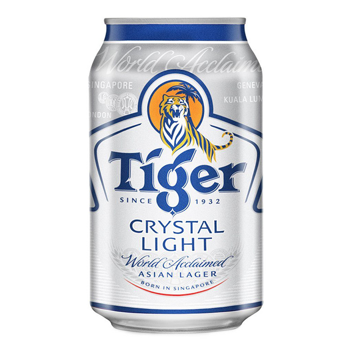 Tiger Crystal Beer 330ml Can
