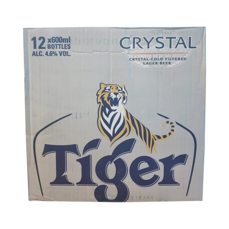 Tiger Crystal Quart 600ml x 12Bottles