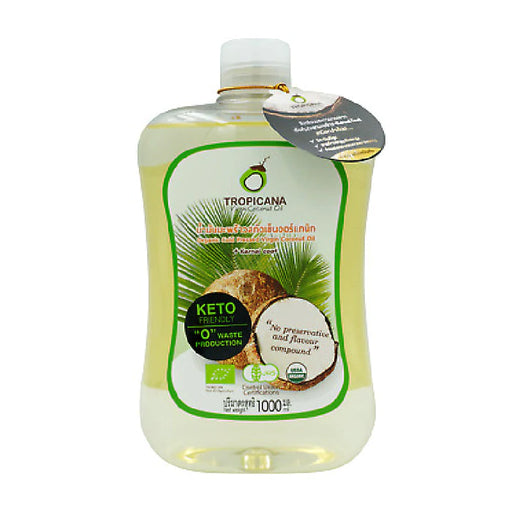 Tropicana Organic Cold Pressed Rirgin Coconut Oil 1000ml