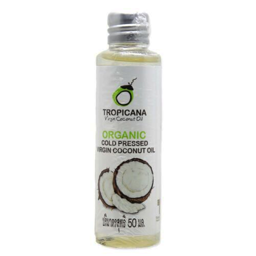 Tropicana Organic Cold Pressed Virgin Coconut Oil Hair Skin 50ml