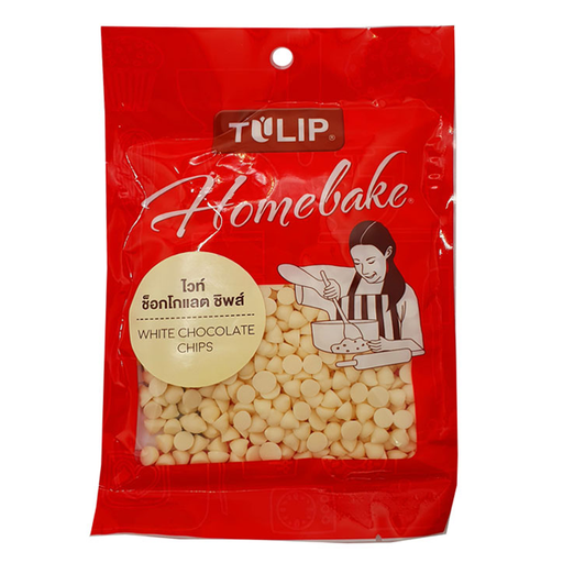 Tulip Homedake White Chocolate Chips 80g