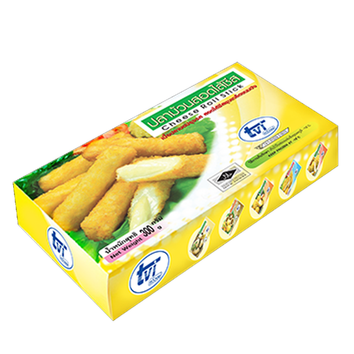 Tvt Breaded Fish Roll Filled With Cheese 300g