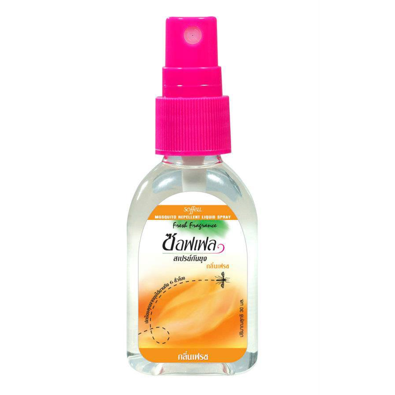Soffell Mosquito Repellent Liquid Spray Fresh Fragrance 30 ml