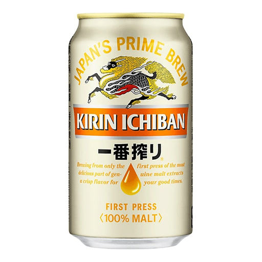 Kirin Ichiban Lager Beer Can 350m