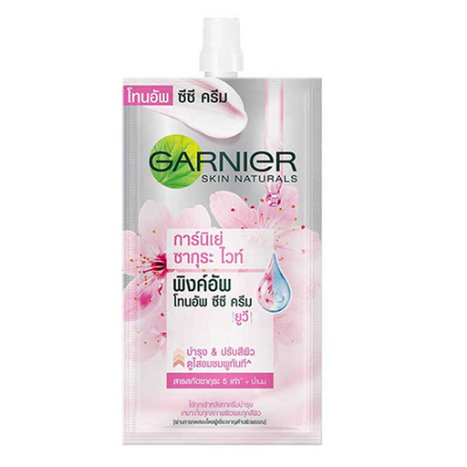 Garnier Sakura White Pink Up Tone Up CC Cream UV 7ml