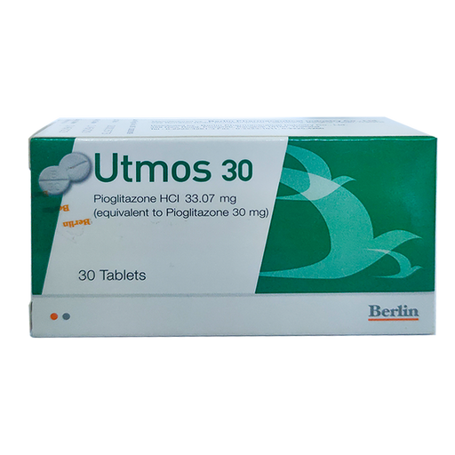 Utmos 30 mg boxes of 30 tablets