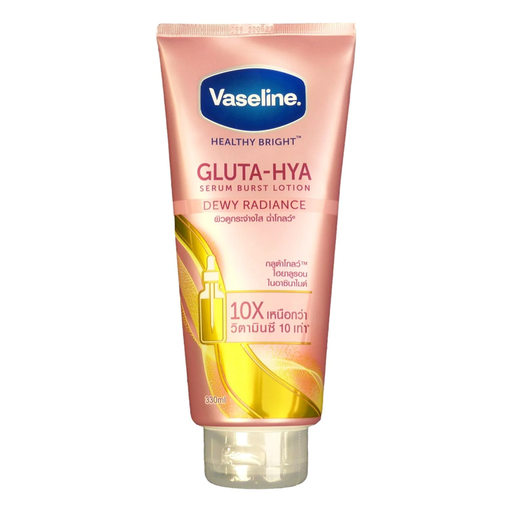 Vaseline Healthy Bright Gluta-Hya Serum Burst Lotion Dewy Radiance 330ml