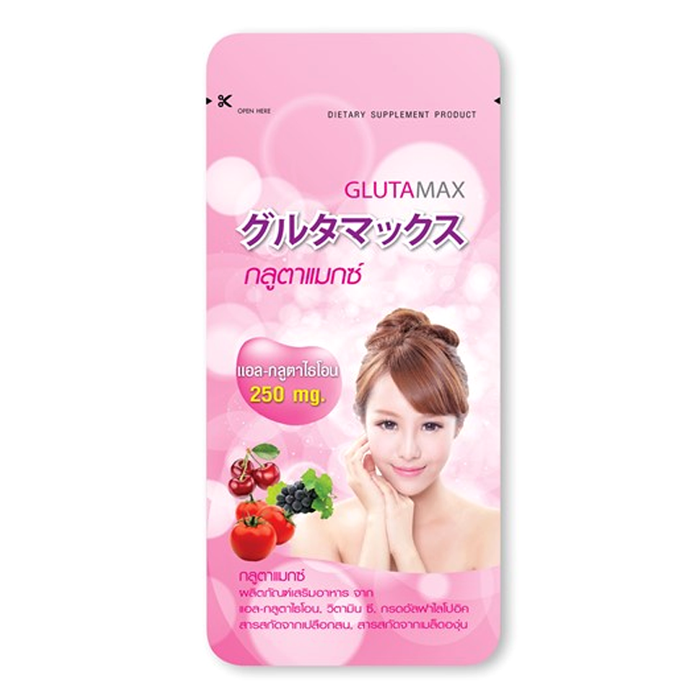 Vida Dietary Supplement Product Gluta Max Berry Flavour Sachets 7capsule