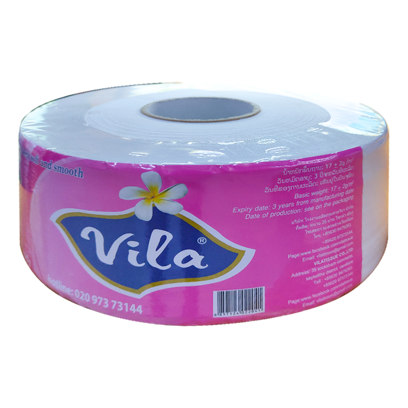 Vila Toilet paper roll extra soft and smooth ( Pink ) 800G