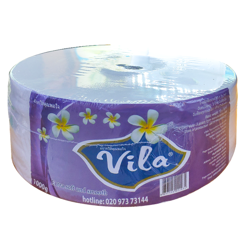 Vila Toilet paper roll extra soft and smooth ( purple ) 1000G