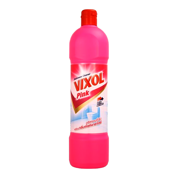 Vixol Pink Bathroom Cleaner Formula Duo Action General stain removal Scent Pink Paradise Size 900ml