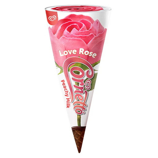 Walls Cornetto Love Rose Peachy Milk 88g