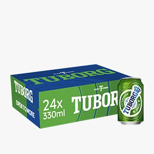 Tuborg 330ml Can per box of 24 Cans