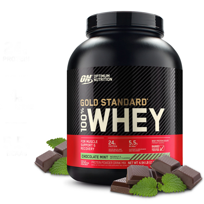 ON Optimum Nutrition Gold Standard 100% Whey Protein Powder, Size 2.27kg
