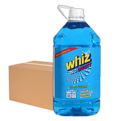 Whiz No Dust Glass Cleaner ຂະໜາດ 5.2L ກ່ອງ 4 ຂວດ
