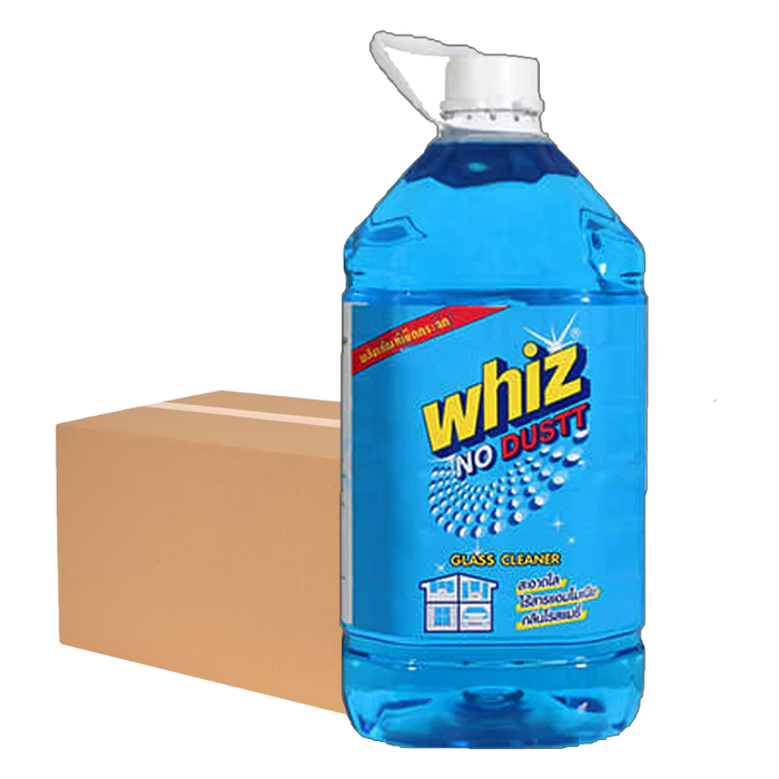 Whiz No Dust Glass Cleaner Size 5.2L Box of 4Bottle