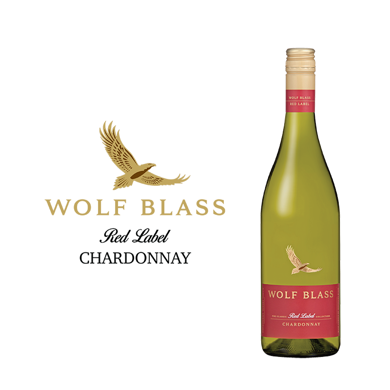 Wolf Blass ປ້າຍແດງ Chardonnay 750ml 