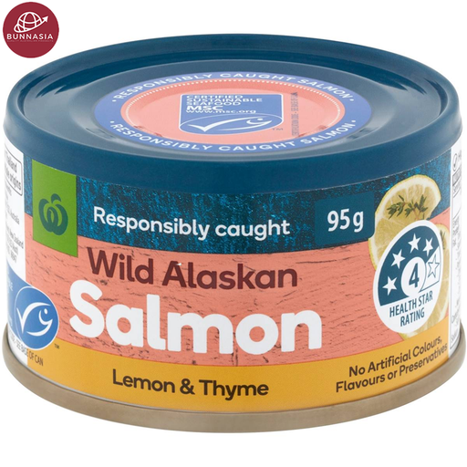 Woolworths Salmon Lemon & Thyme 95g