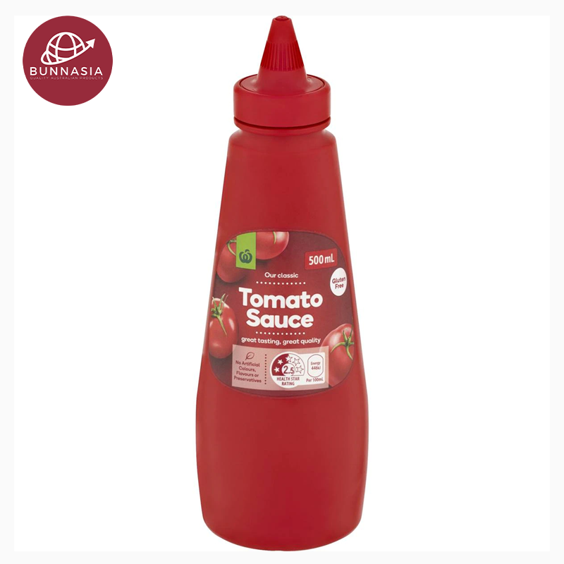 Woolworths Tomato Sauce 500ml